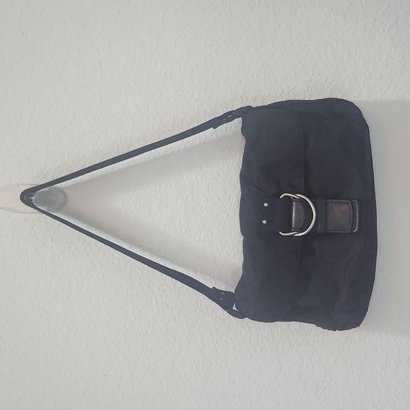 Lauren Ralph Lauren Black Mini Baguette Shoulder Bag - Picture 15 of 15